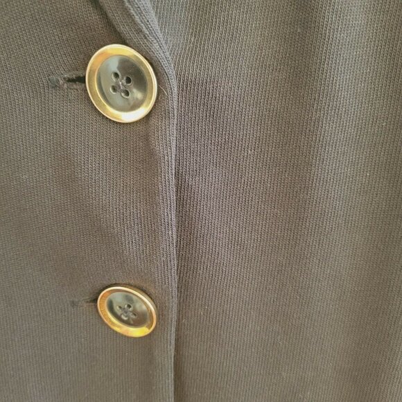 Marc by Marc Jacobs Black 100% Cotton Three-Button Blazer Size X-Small - Picture 8 of 10